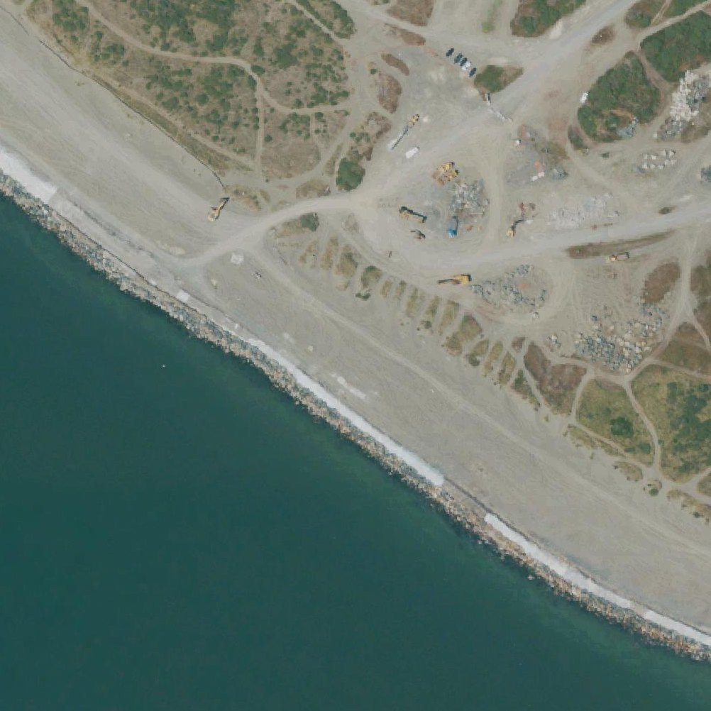 Aerial map of Samoa Dunes Beach Viewpoint