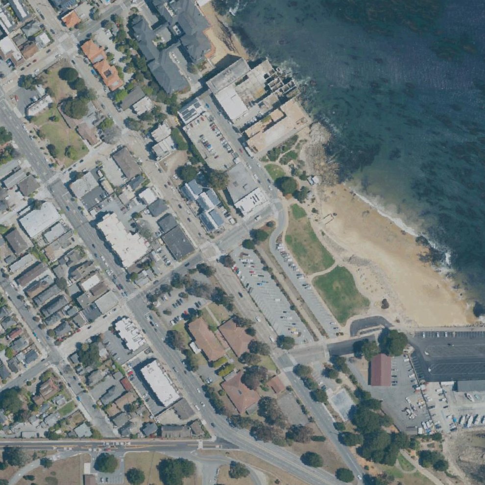 Aerial map of San Carlos Beach Park