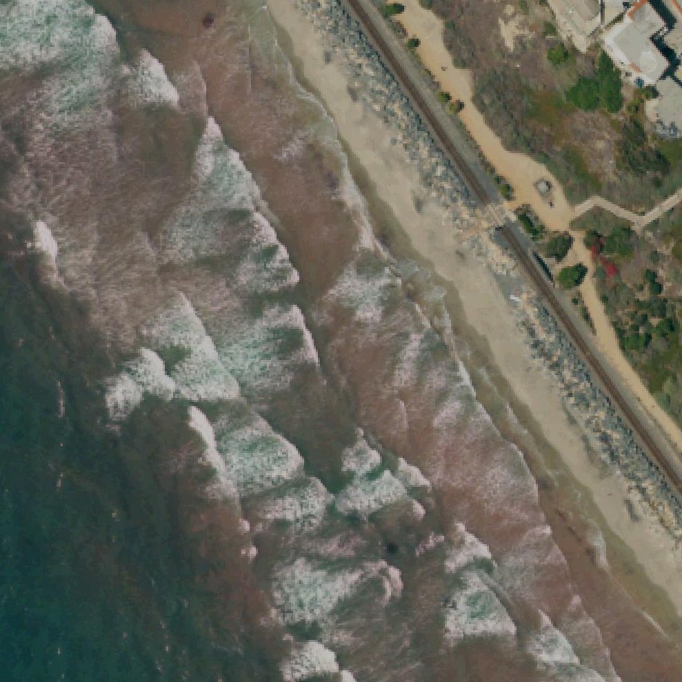 Aerial map of San Clemente City Beach