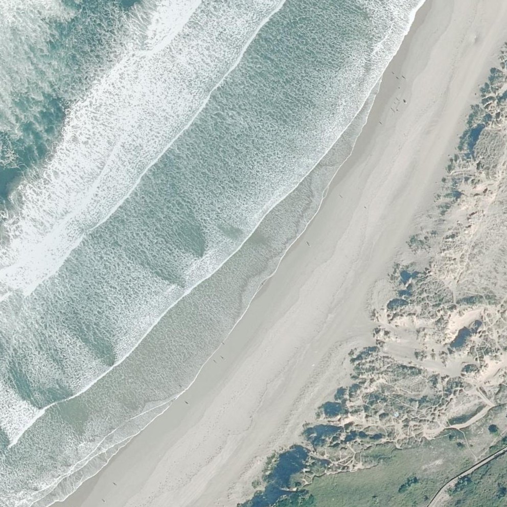 Aerial map of San Juan Beach