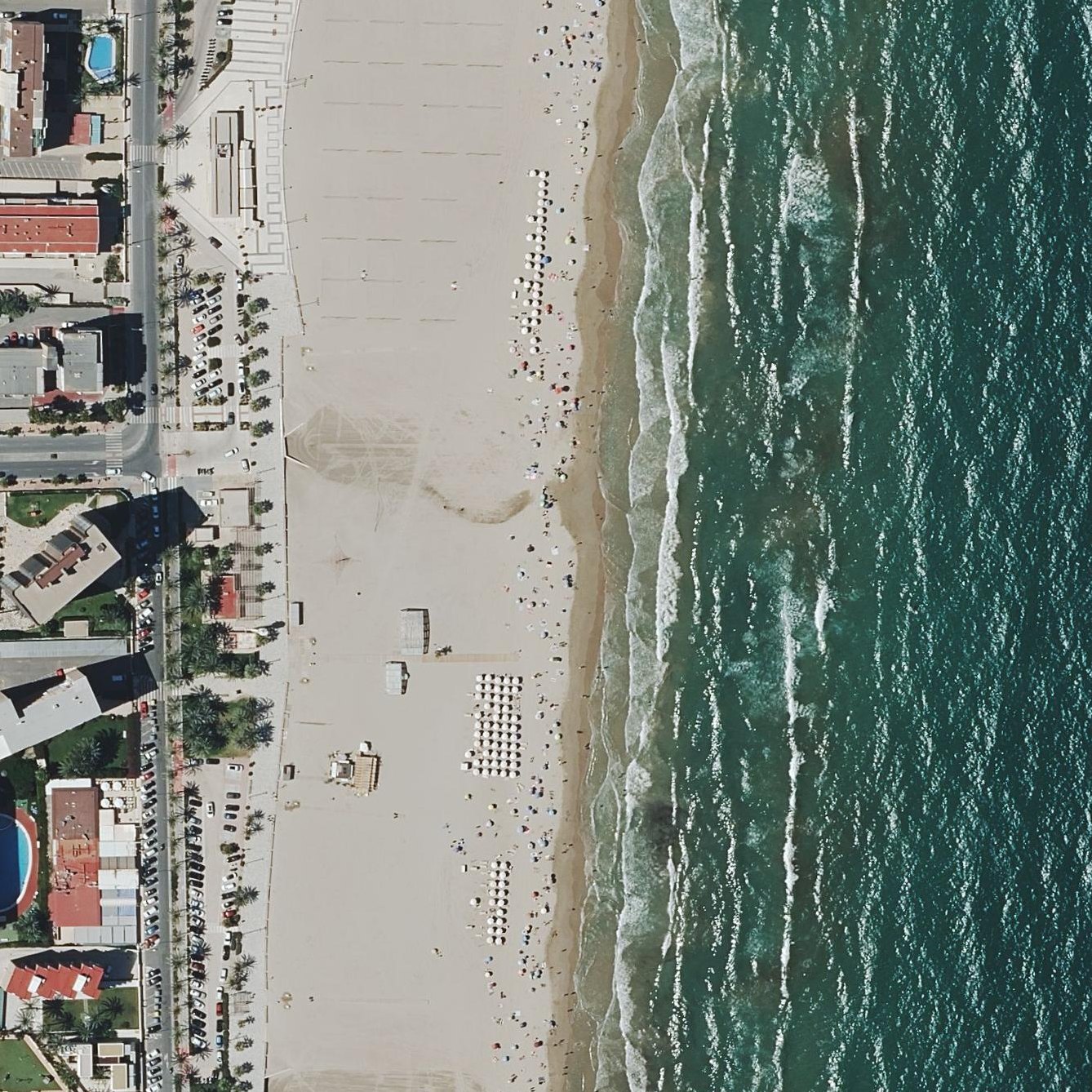 Aerial map of San Juan Playa