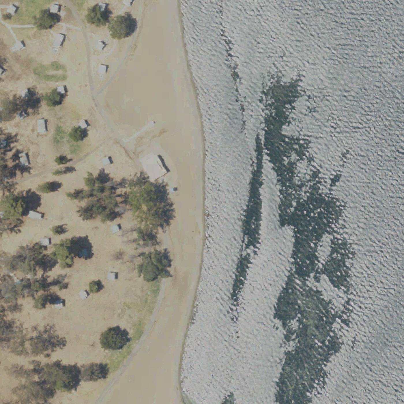 Aerial map of San Luis Creek North Beach