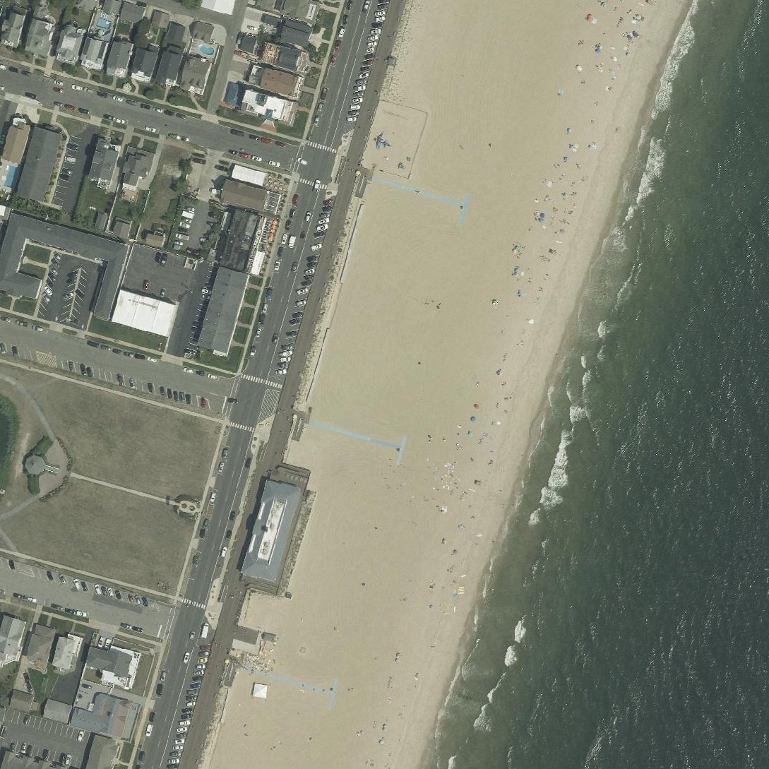 Aerial map of Sand and Sky Beach Supply - Belmar