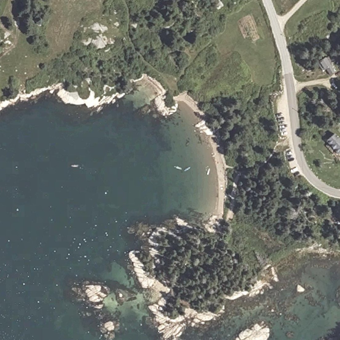 Aerial map of Sand Beach
