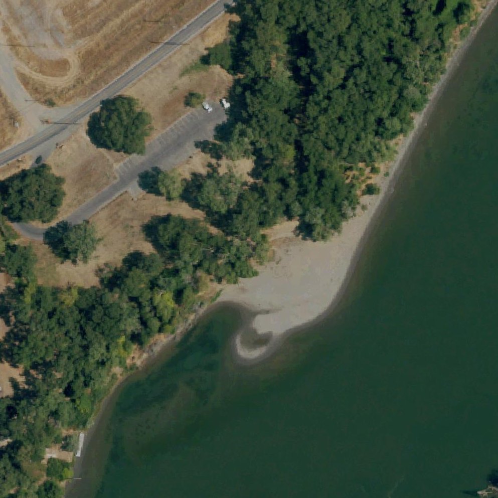 Aerial map of Sand Cove Park