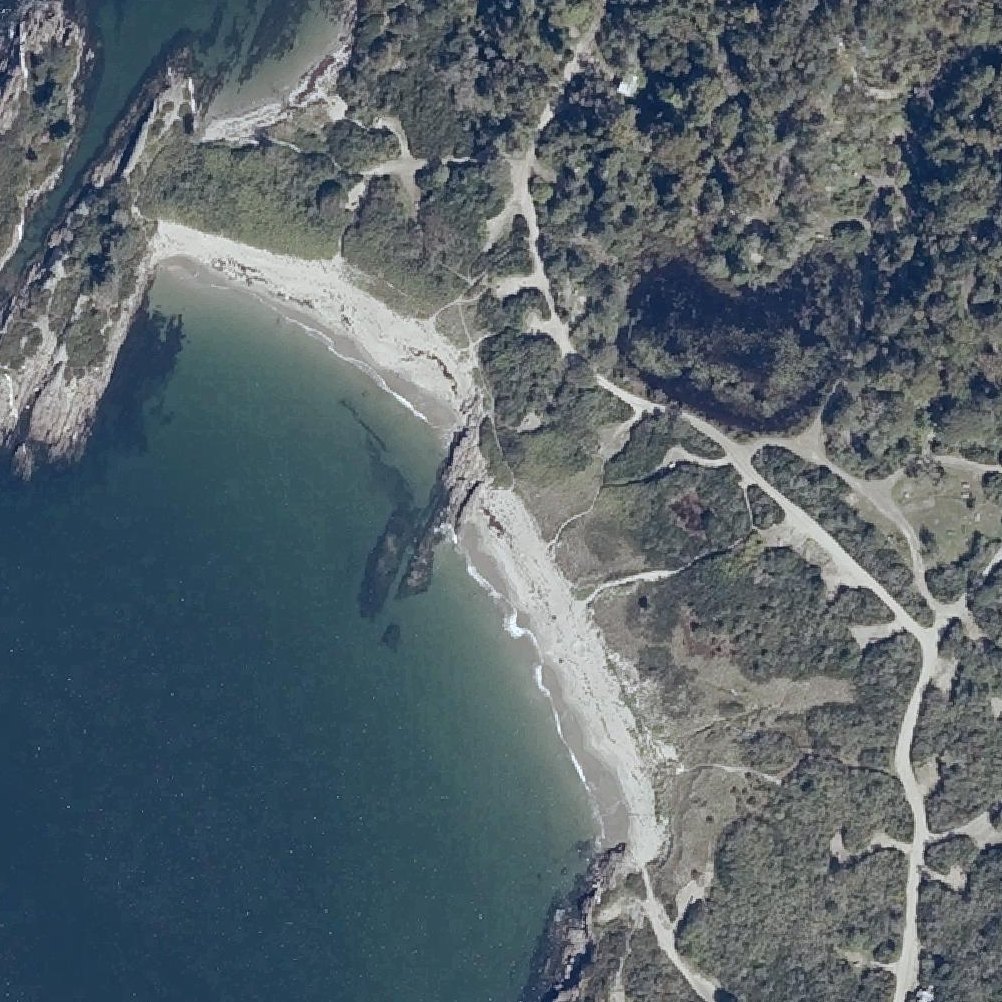 Aerial map of Sand Dune Beach