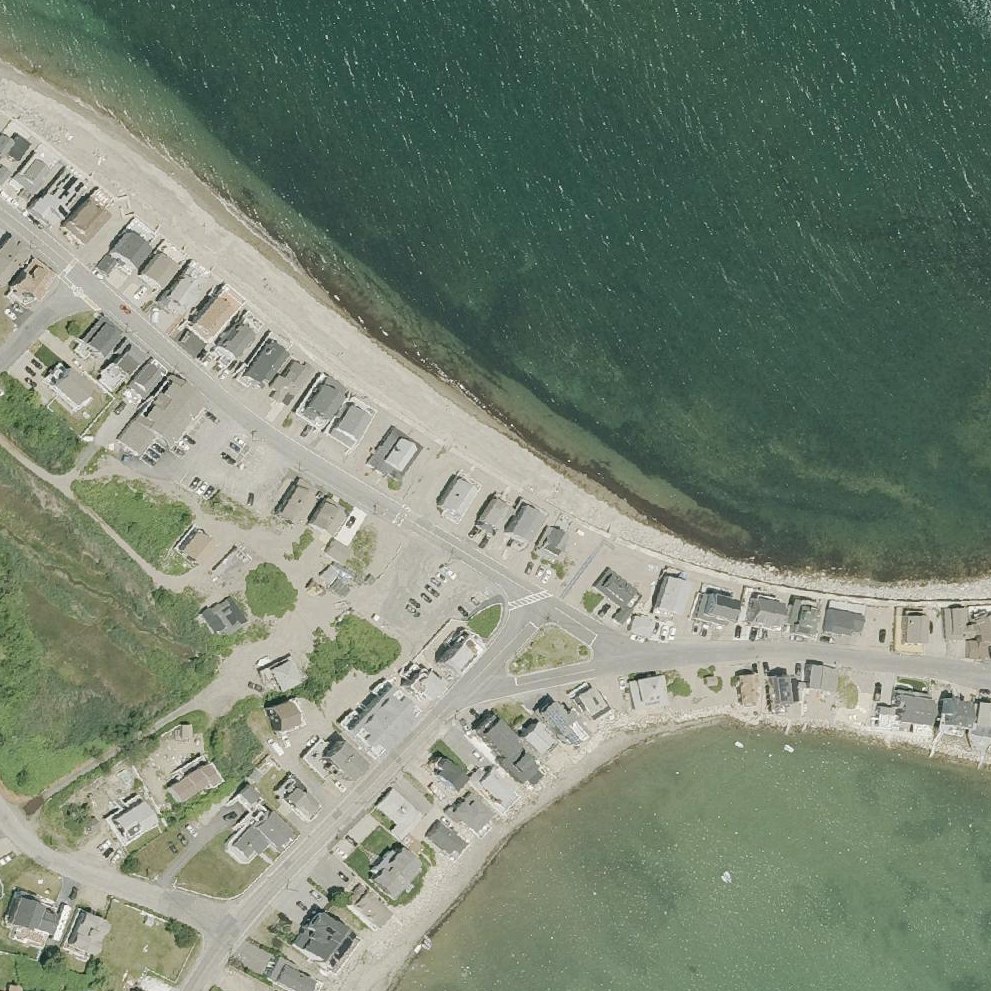 Aerial map of Sand Hills Beach