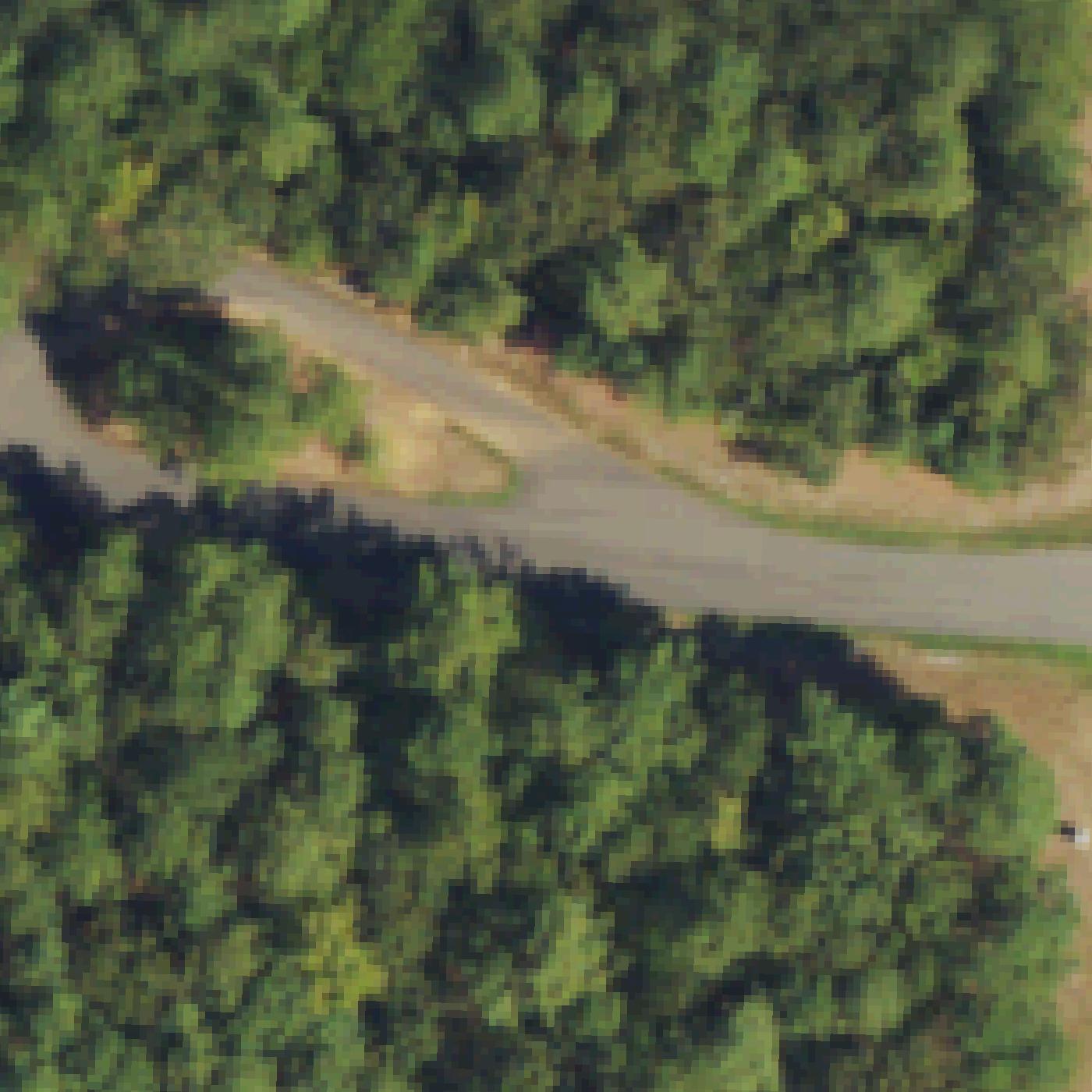 Aerial map of Sandling Beach State Recreation Area