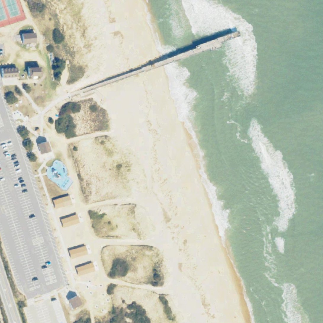 Aerial map of Sandpiper Beach