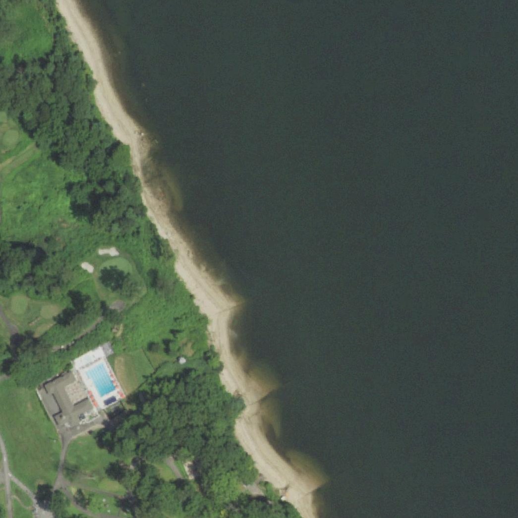 Aerial map of Sands Point Village Beach
