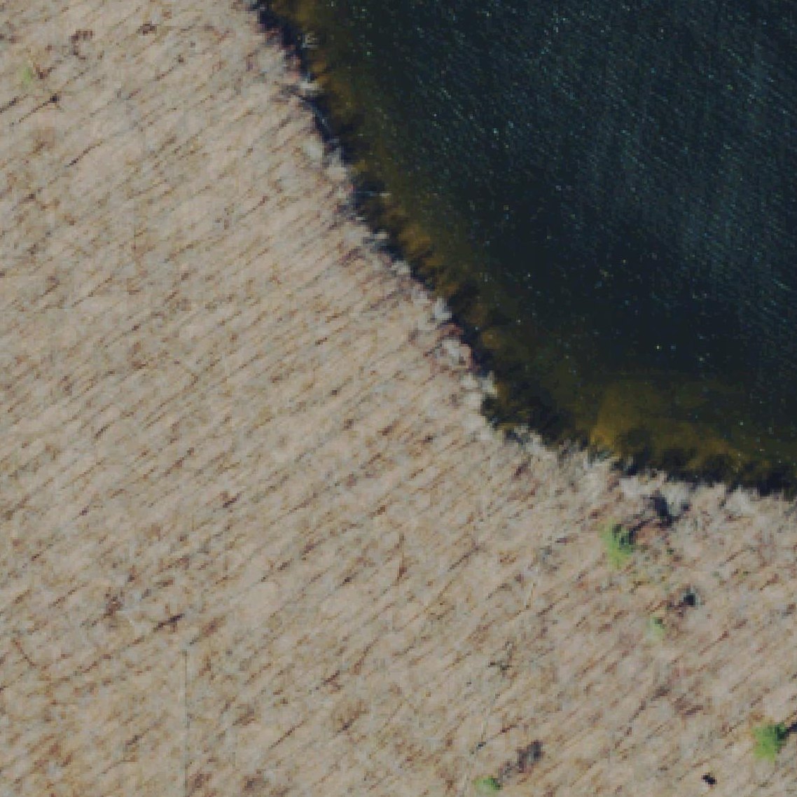 Aerial map of Sandy Beach