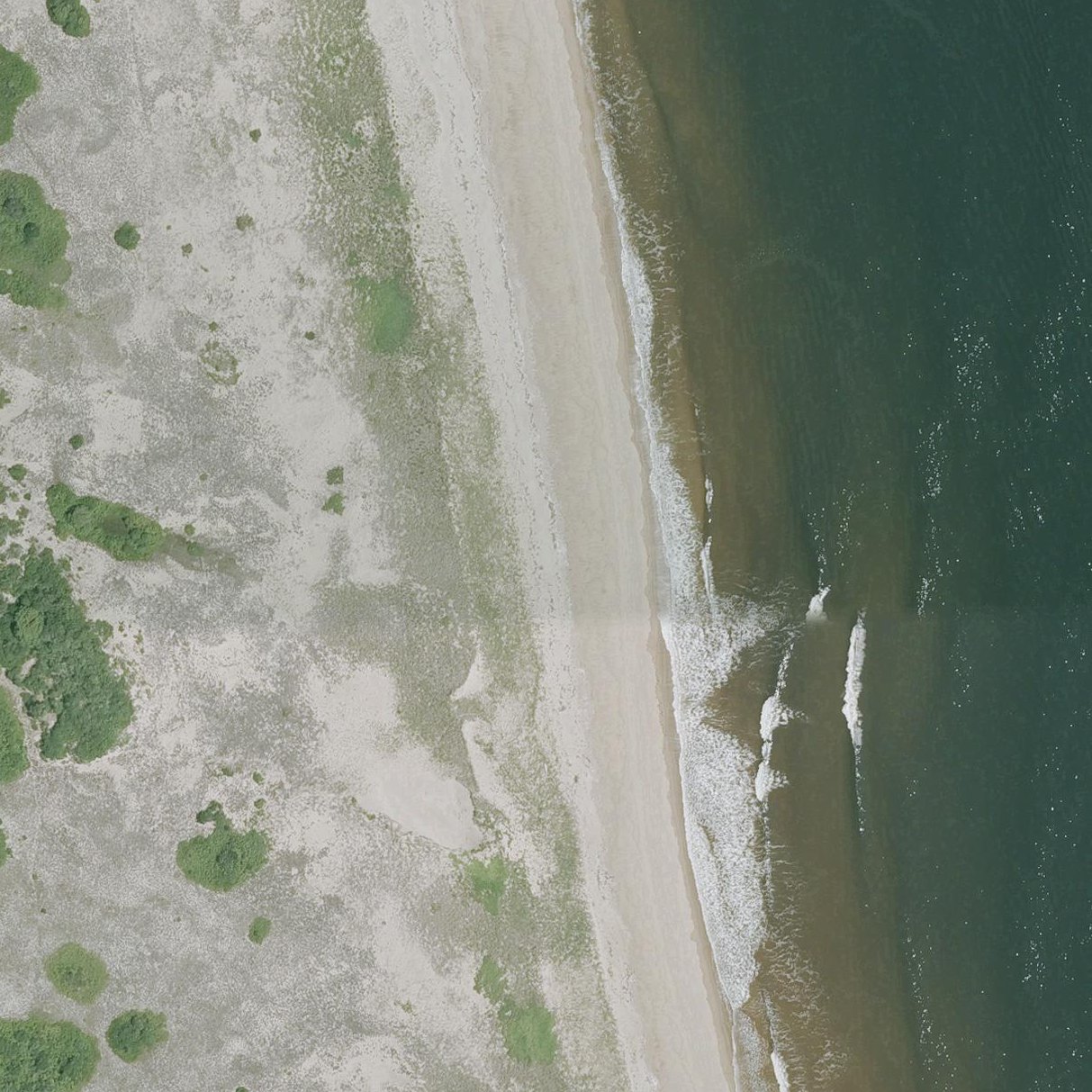 Aerial map of Sandy Beach