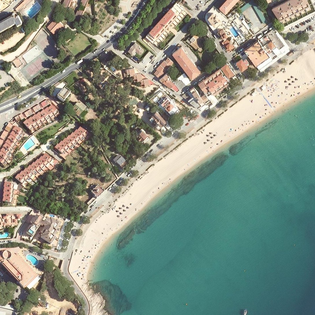Aerial map of Sant Pol y S´Agaró