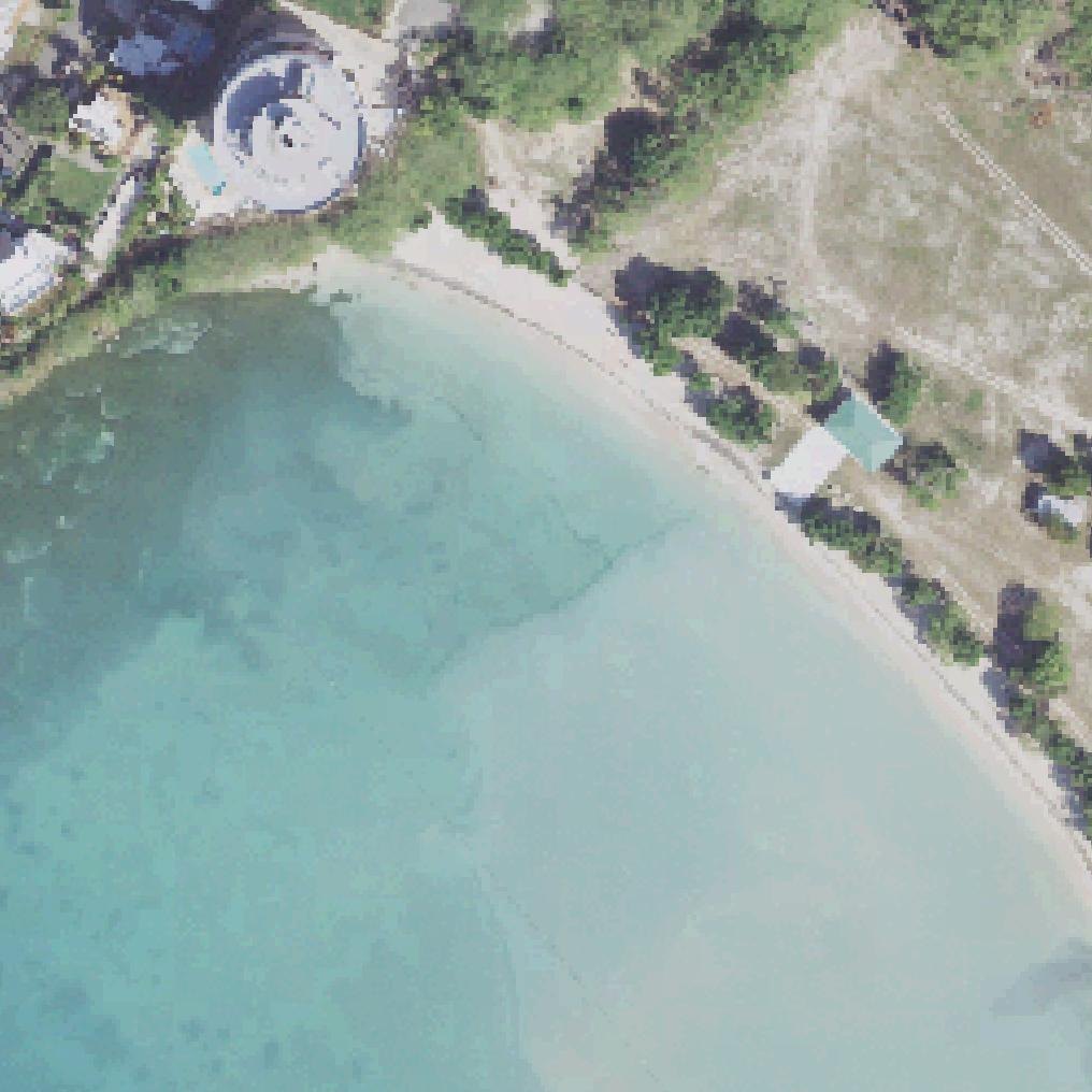 Aerial map of Santa Beach