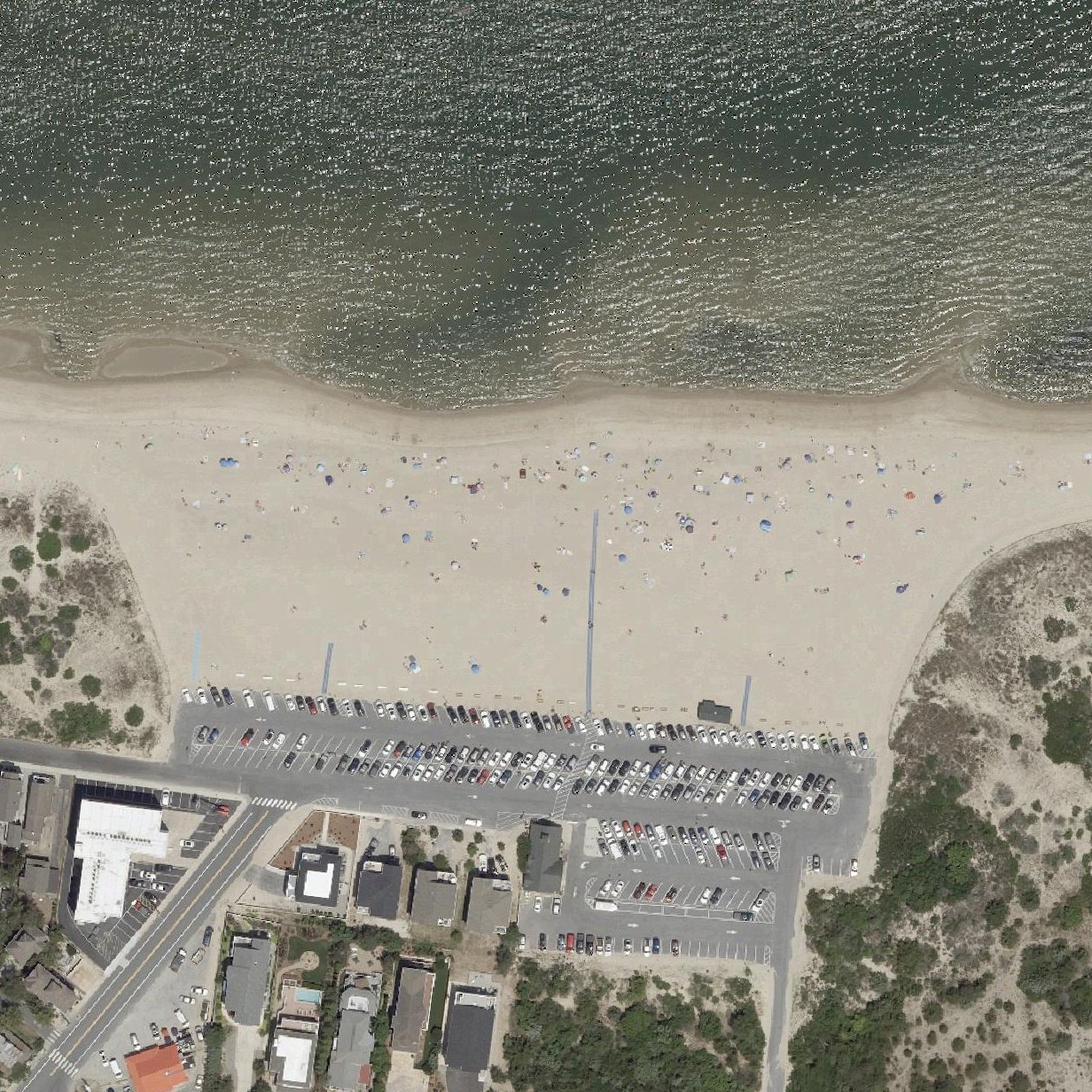 Aerial map of Savannah Beach