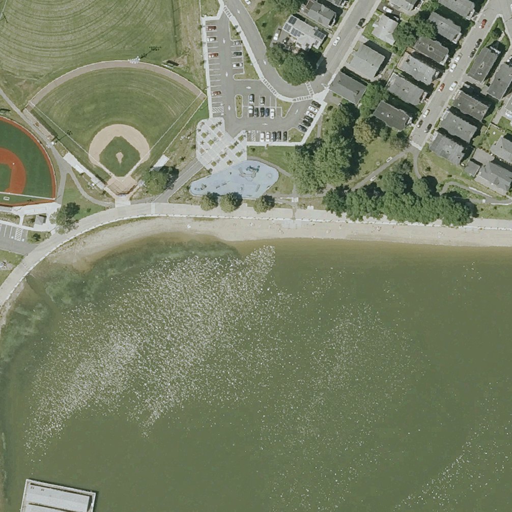 Aerial map of Savin Hill and Malibu Beach