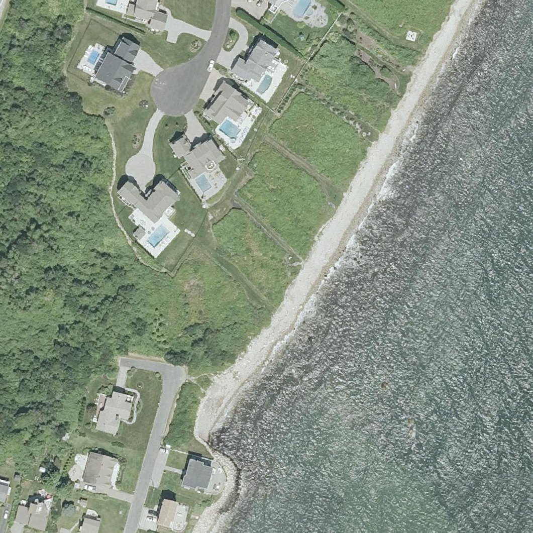 Aerial map of Scarborough South State Beach