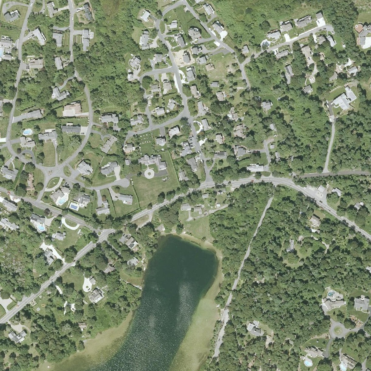 Aerial map of Scargo Beach
