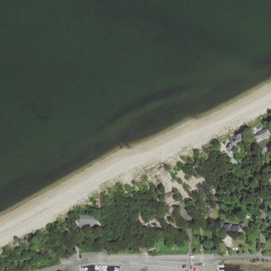 Aerial map of Schuberts Beach
