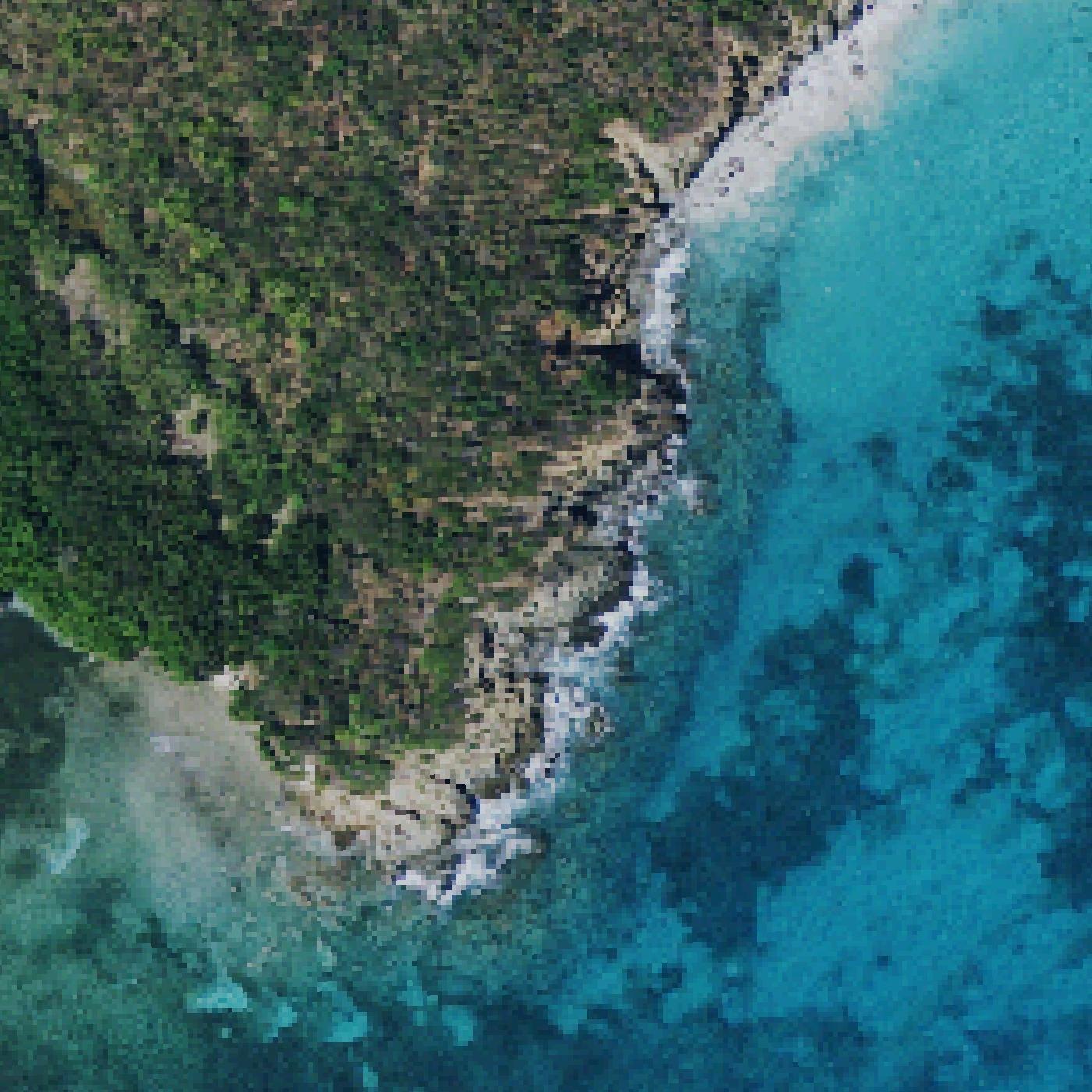 Aerial map of Scott Beach