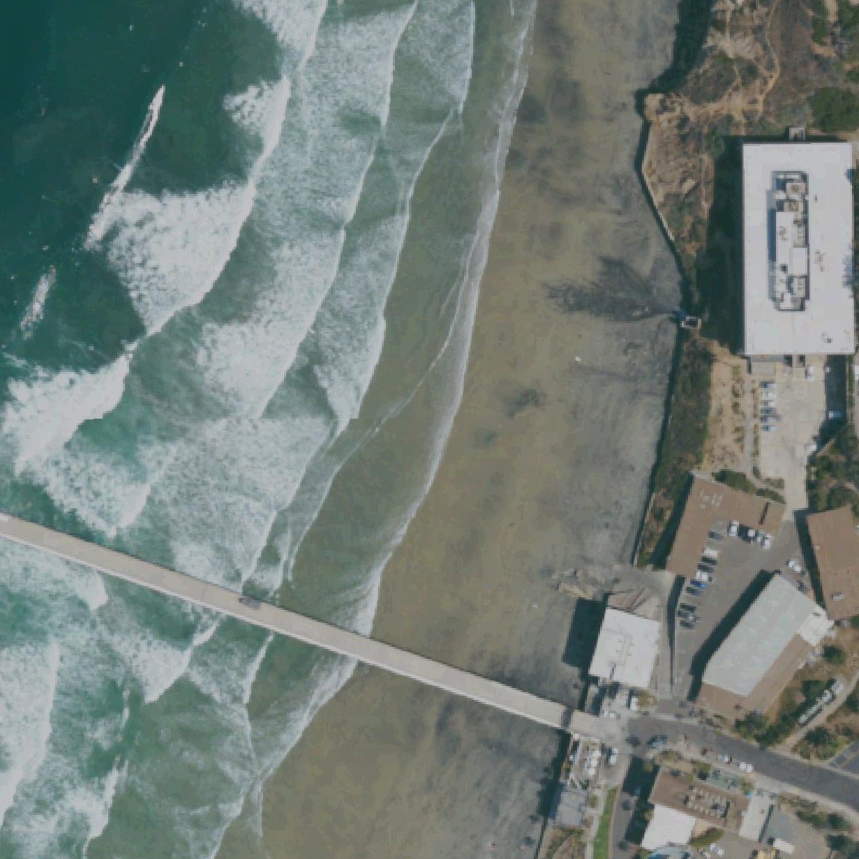 Aerial map of Scripps Coastal Reserve