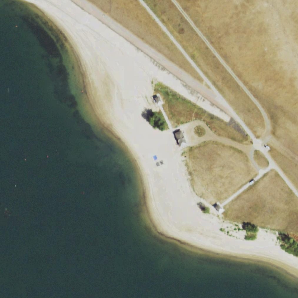 Aerial map of SCUBA Beach