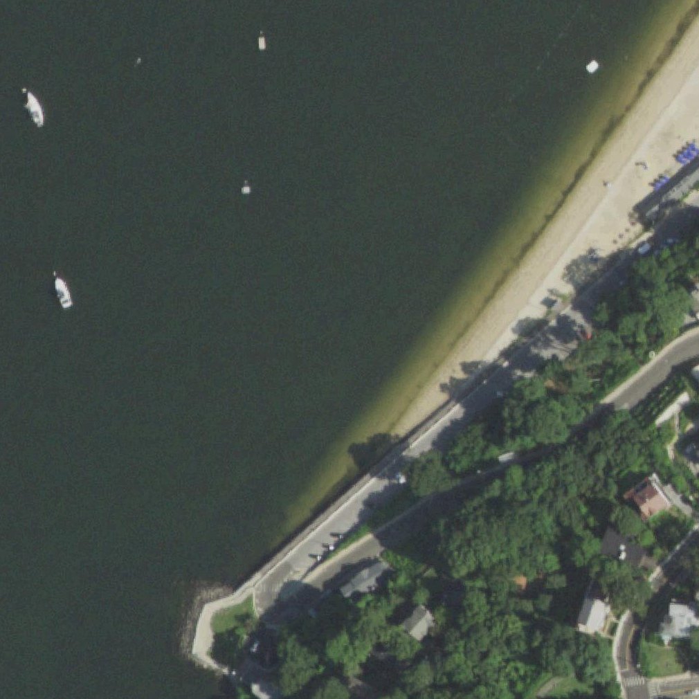 Aerial map of Sea Cliff Beach view