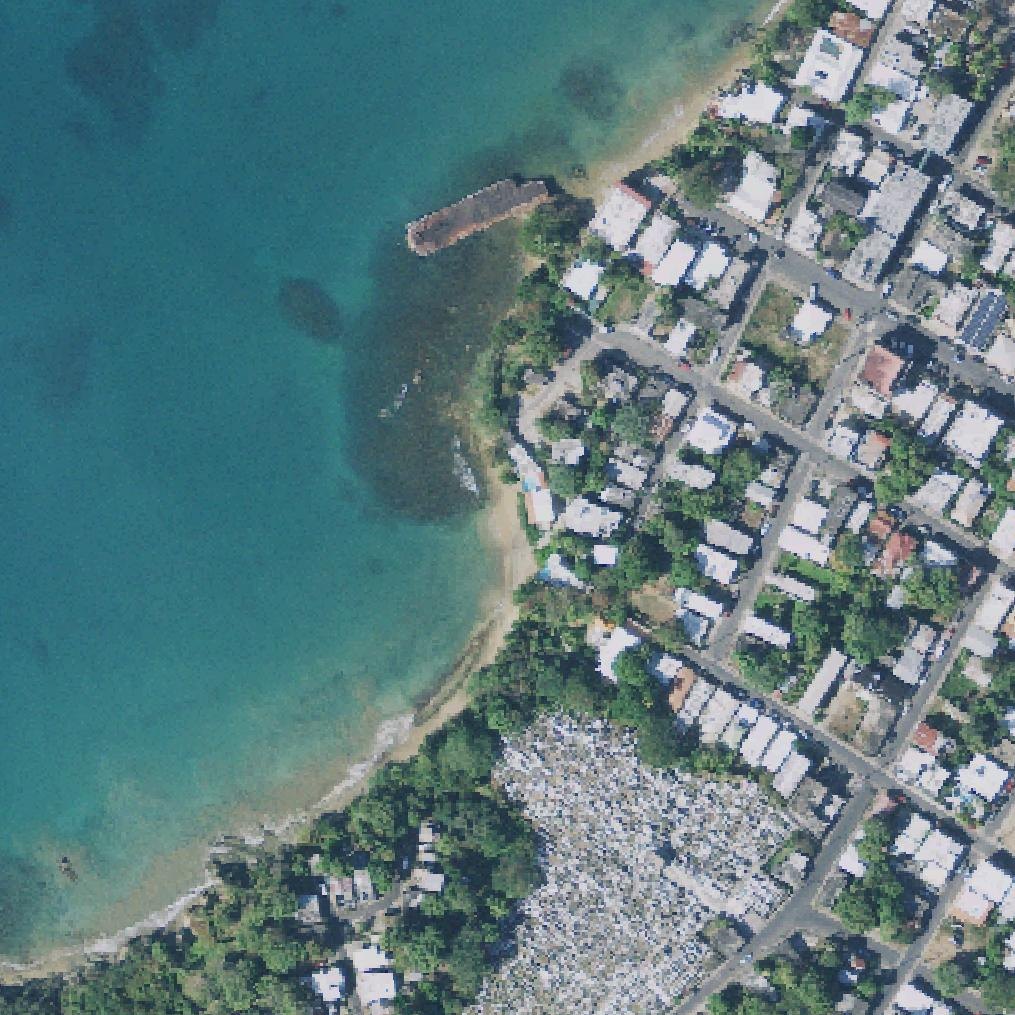 Aerial map of Sea Glass Beach