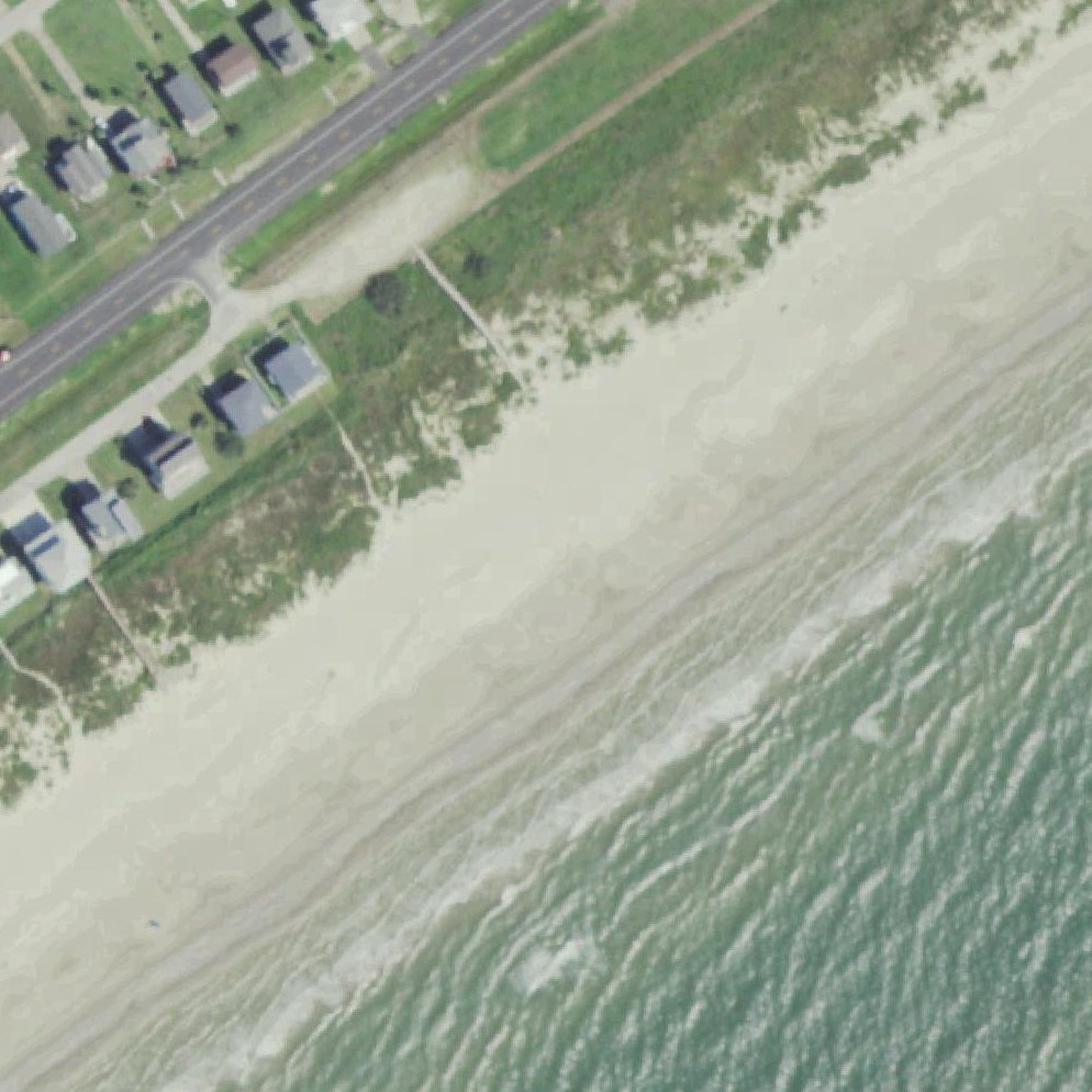 Aerial map of Sea Isle Beach
