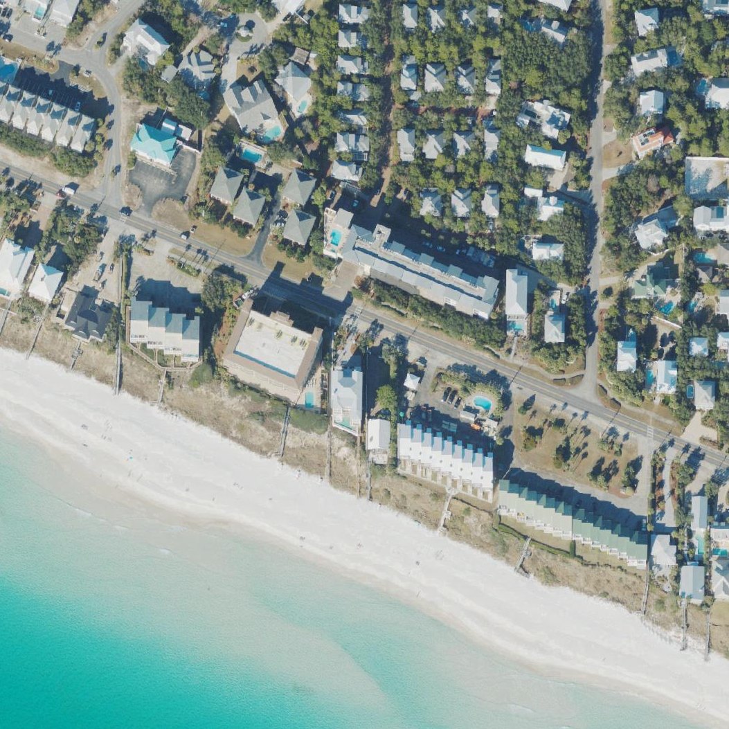 Aerial map of Seabreeze Beach Access