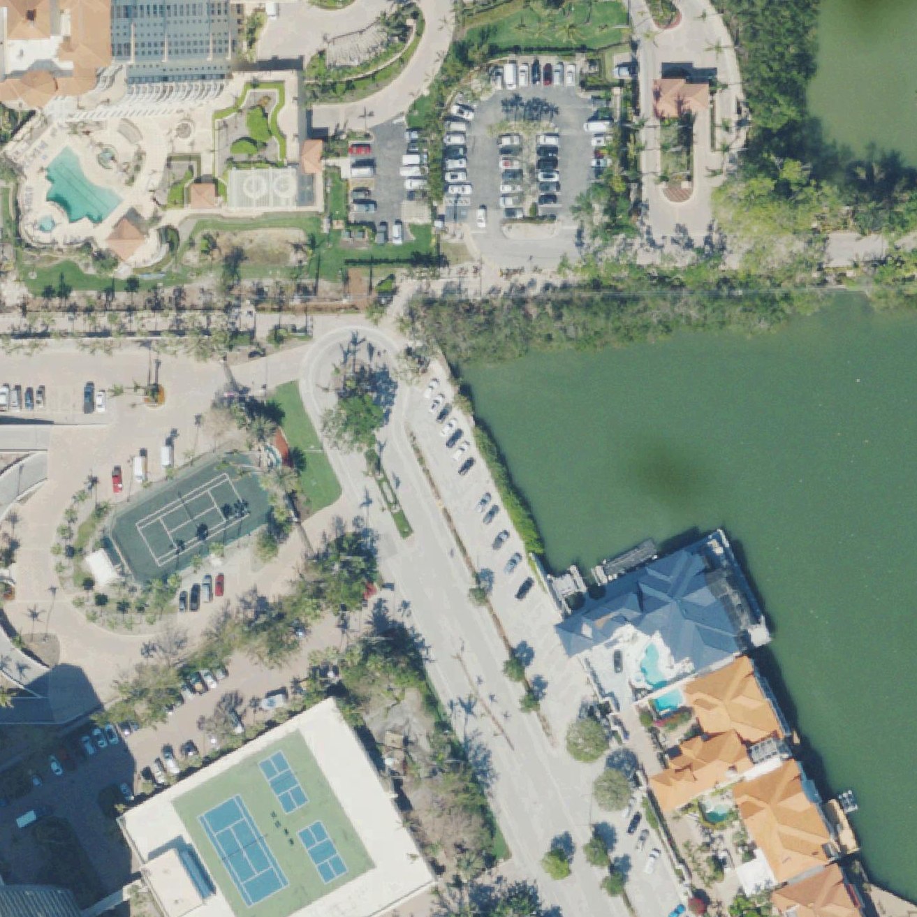 Aerial map of Seagate Access to Gulf Shore Blvd