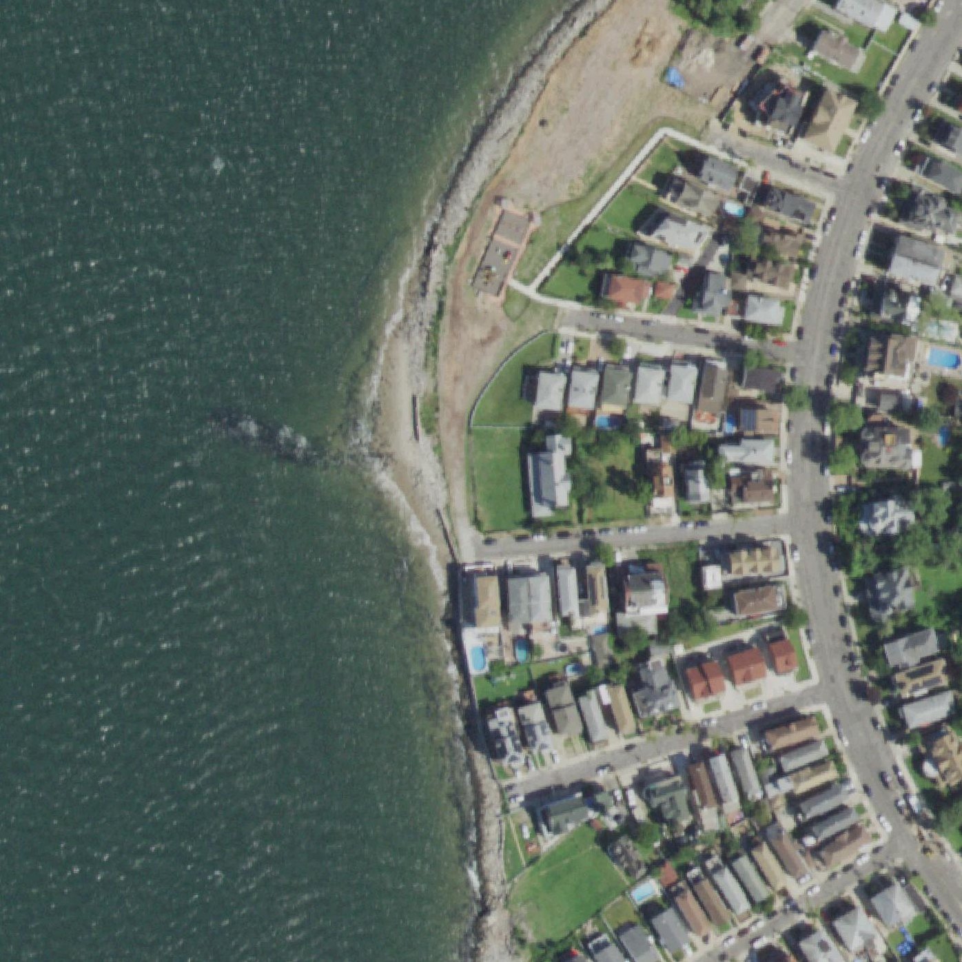 Aerial map of seagate beach