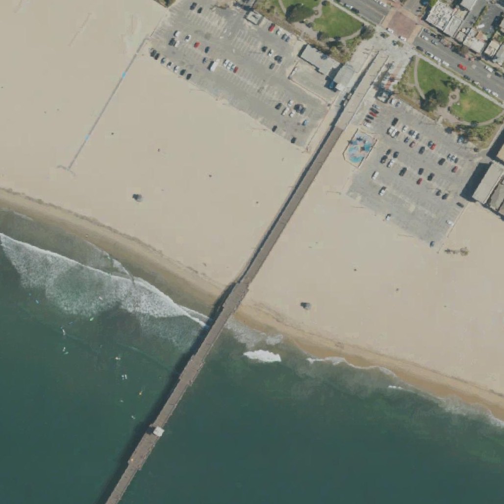 Aerial map of Seal Beach