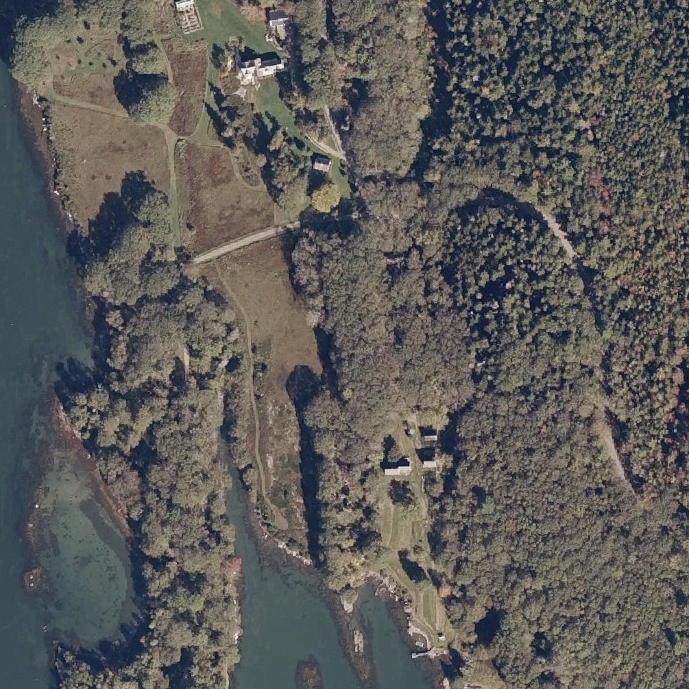 Aerial map of Seal Cove Shore Preserve