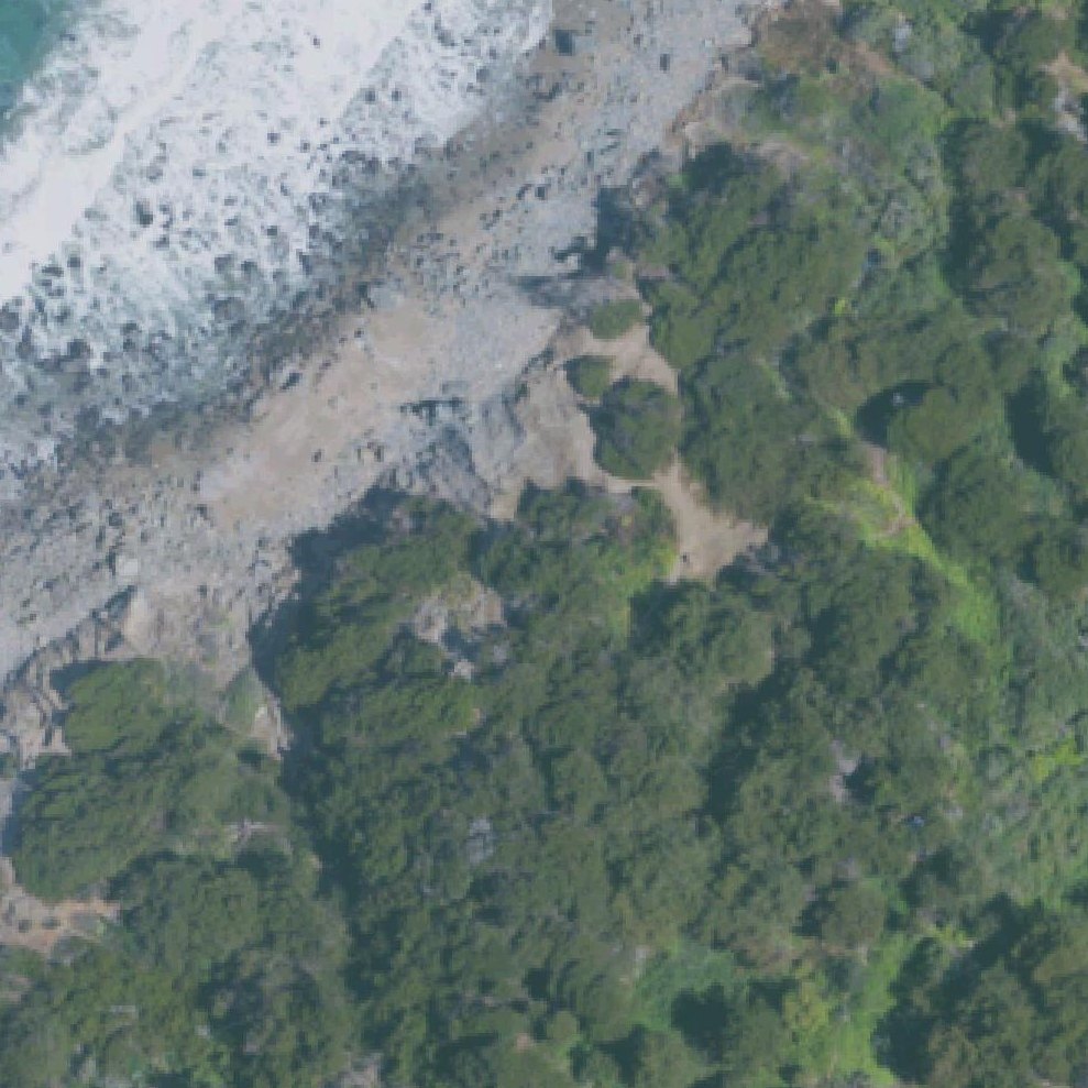 Aerial map of Seal Rocks Beach