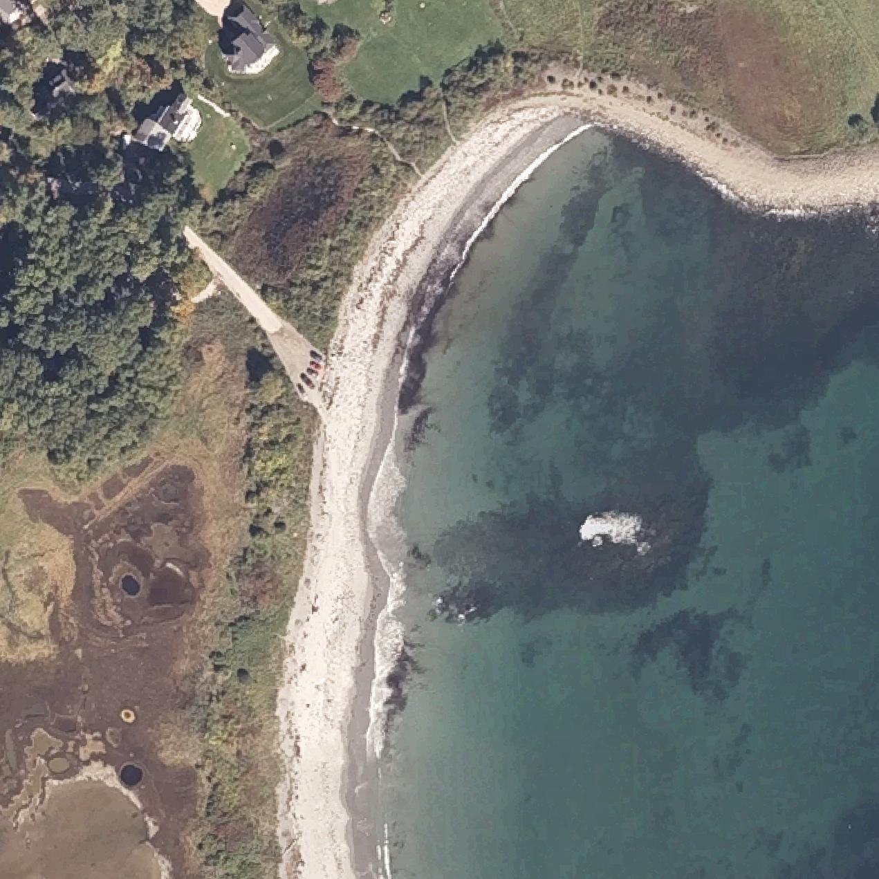 Aerial map of Seapoint Beach