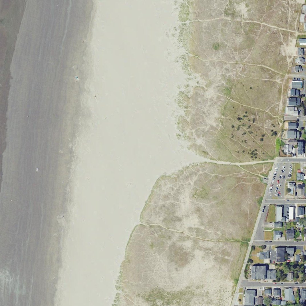 Aerial map of Seaside Beach