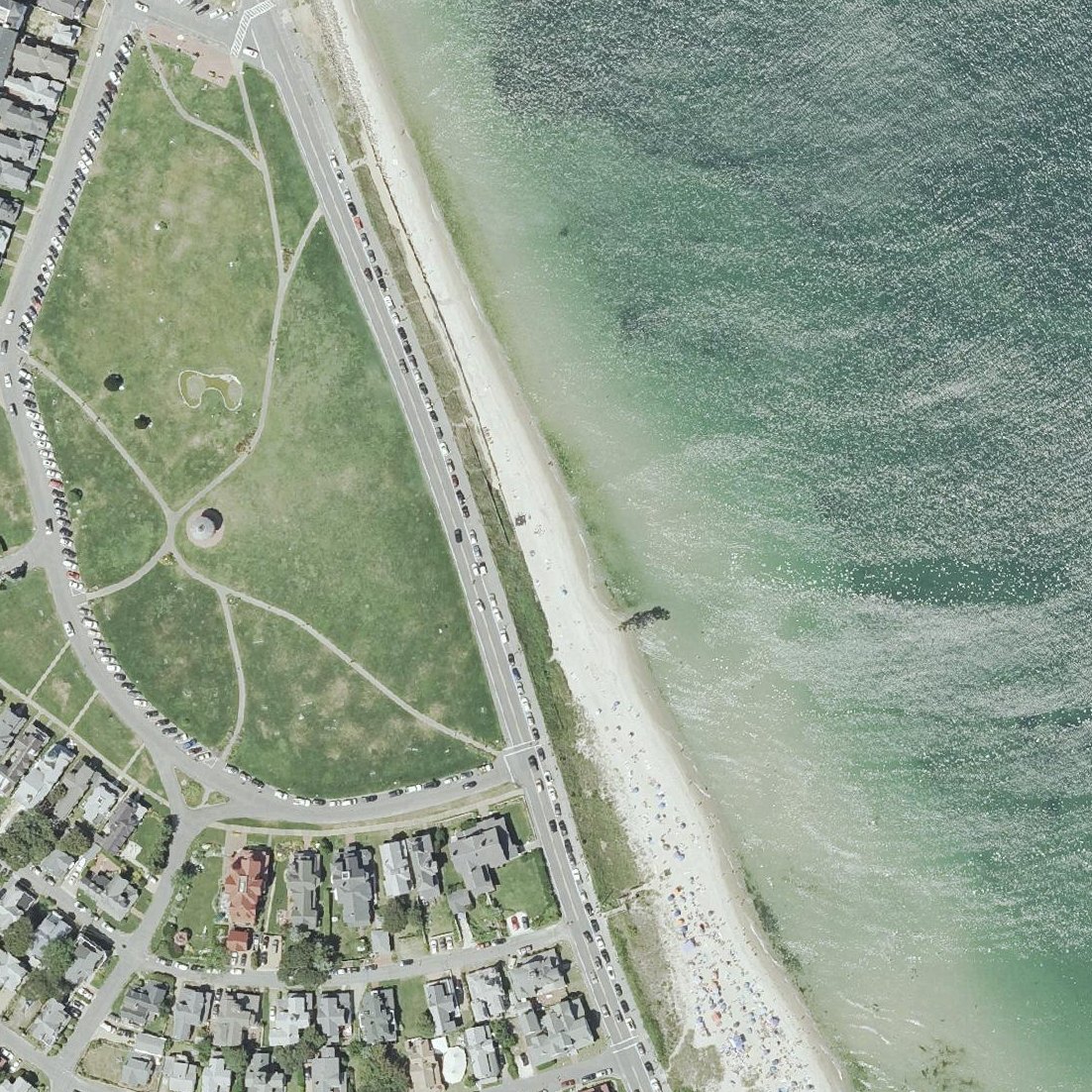 Aerial map of Seaview Beach