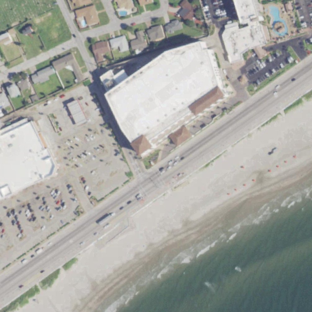 Aerial map of Seawall Beach ADA Walkover Beach Access