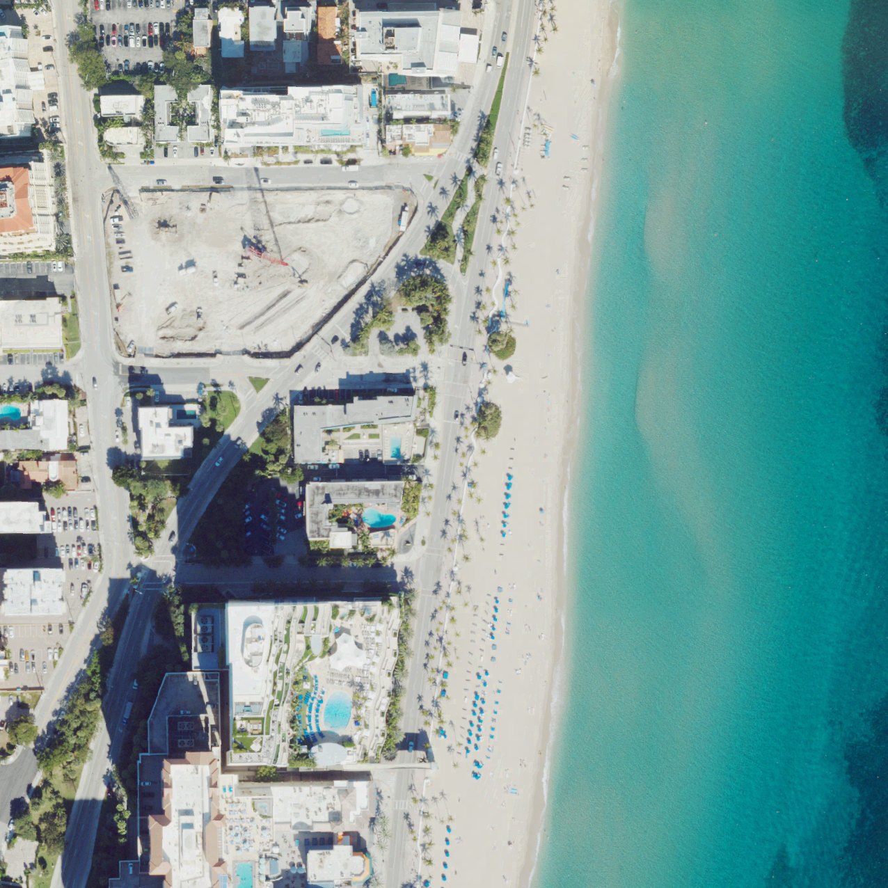 Aerial map of Sebastian Street Beach