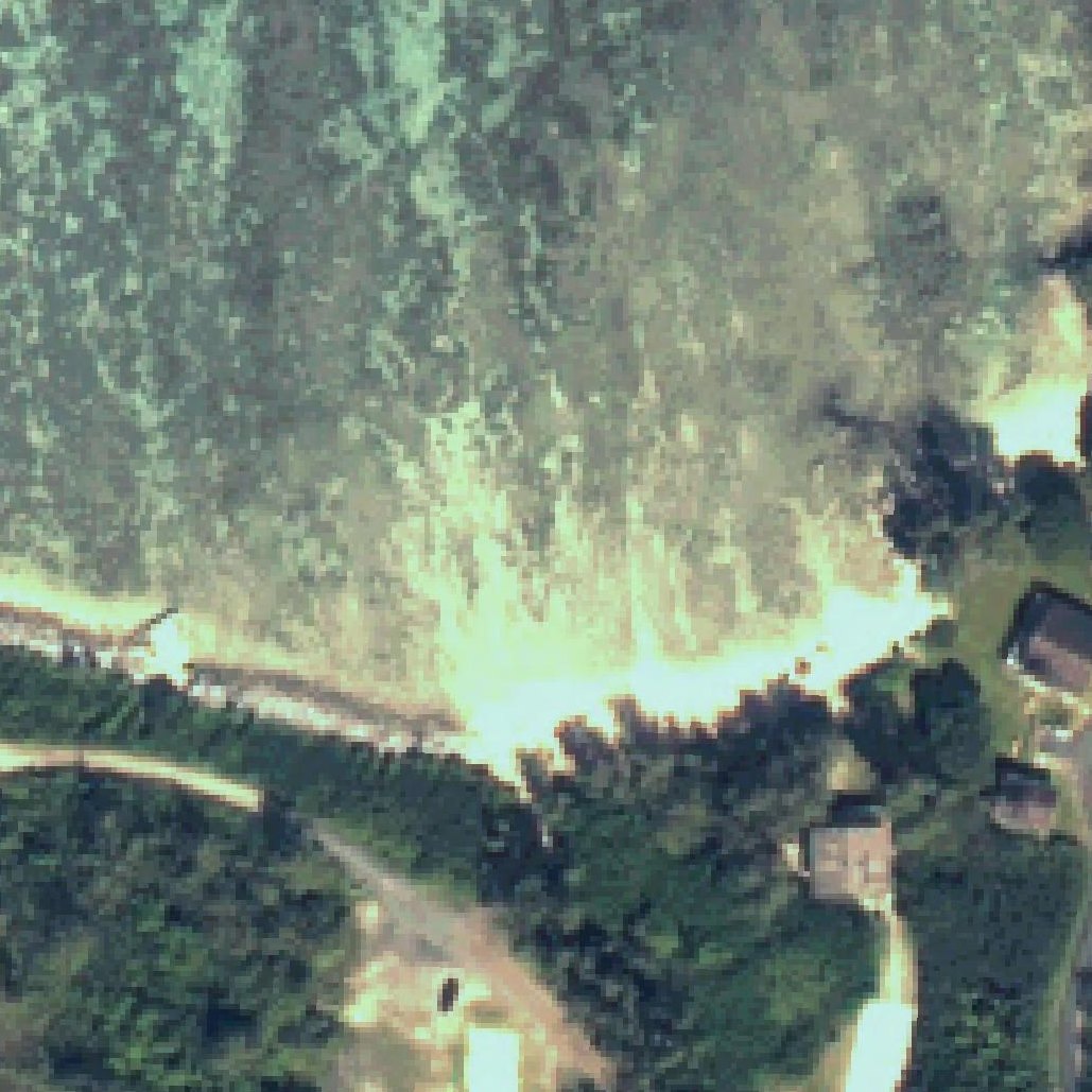 Aerial map of Secret Beach