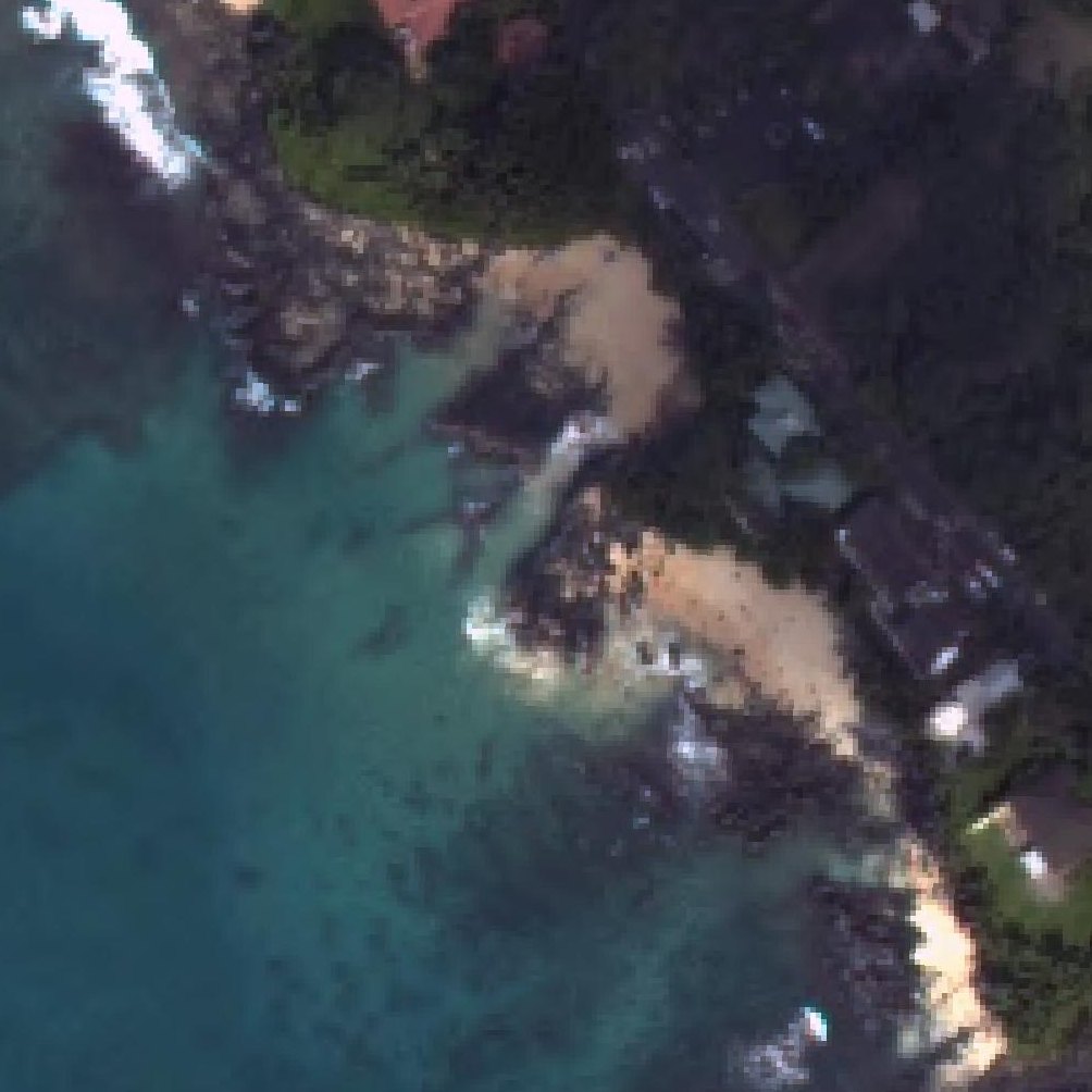 Aerial map of Secret Cove Beach