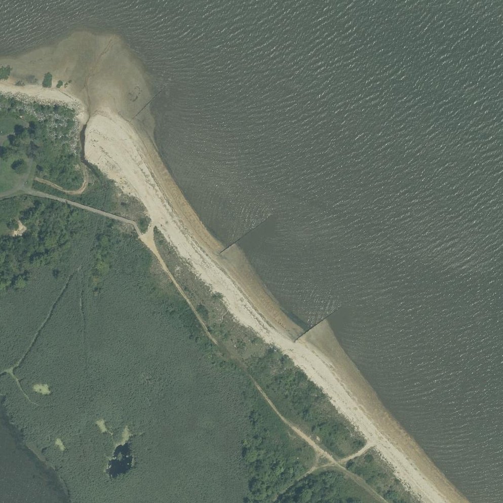 Aerial map of Seidler Beach