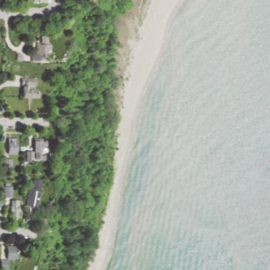Aerial map of Selner Park Public Swimming Beach