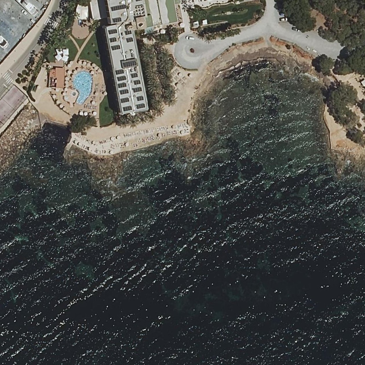 Aerial map of Ses Estaques