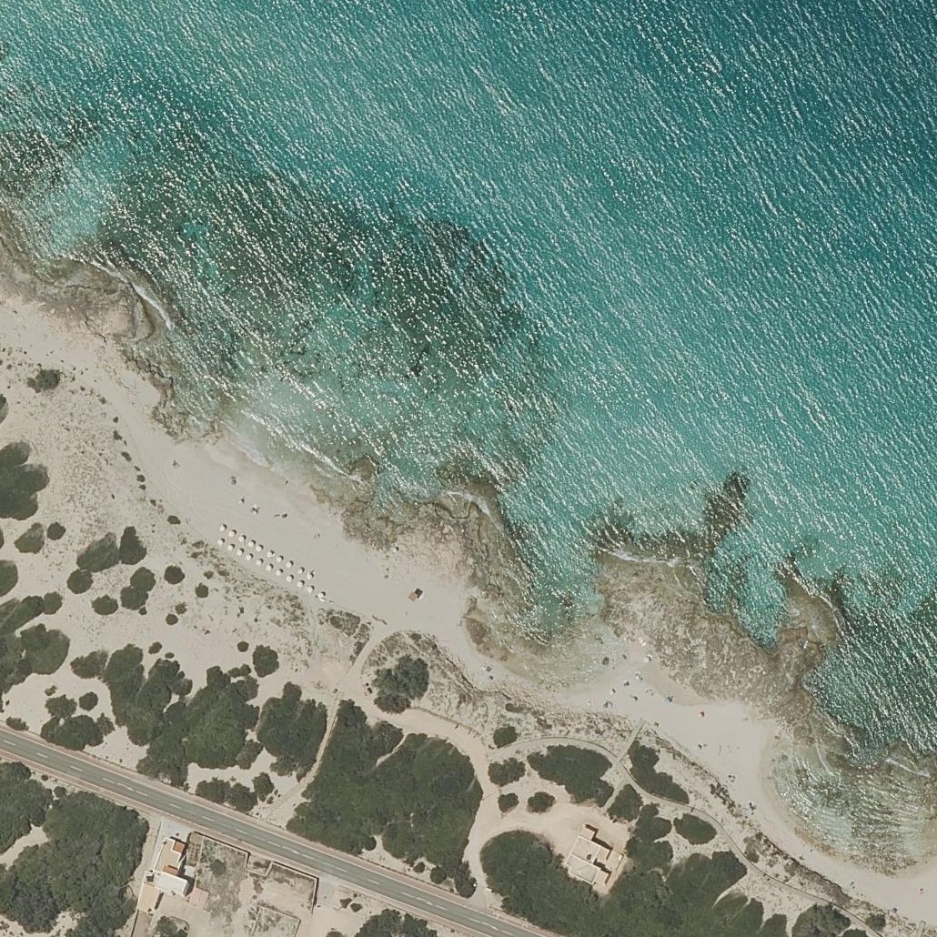 Aerial map of Ses Platjetes