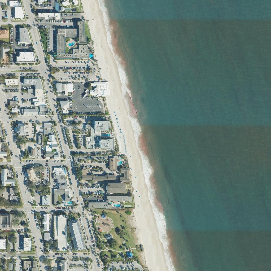 Aerial map of Sexton Plaza Beach
