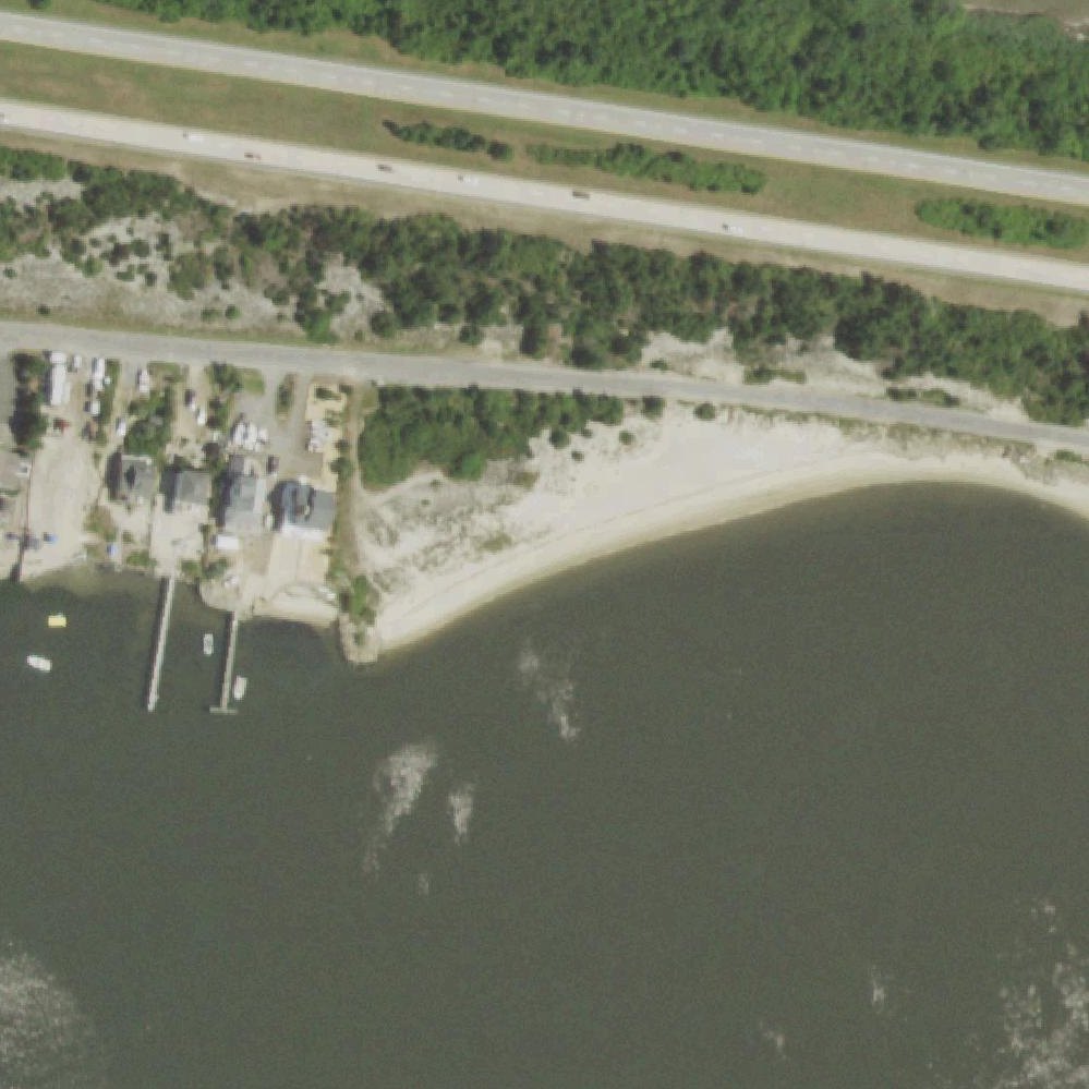 Aerial map of Shark Bay