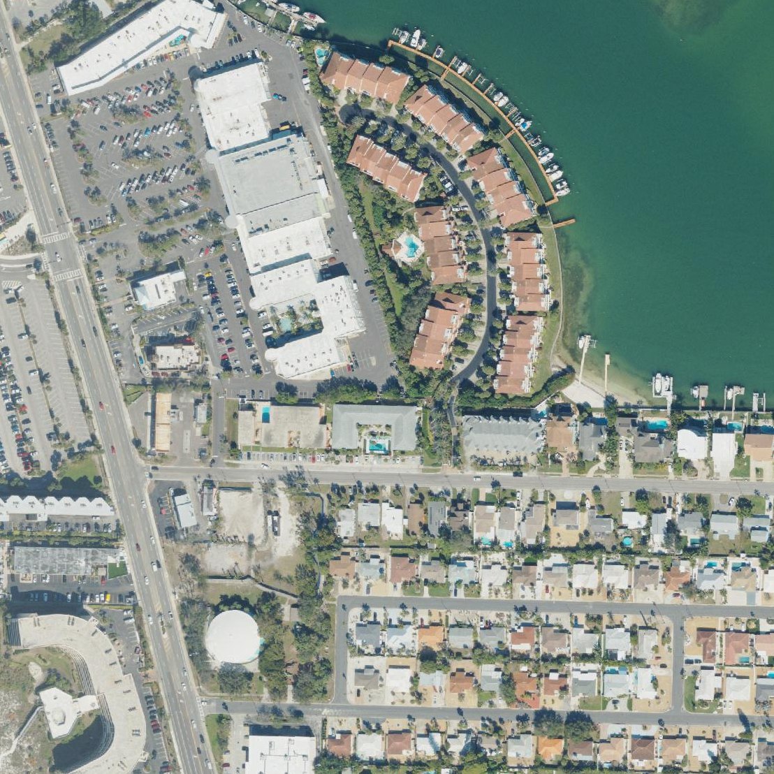 Aerial map of Shattered Glass DIY St. Pete Beach