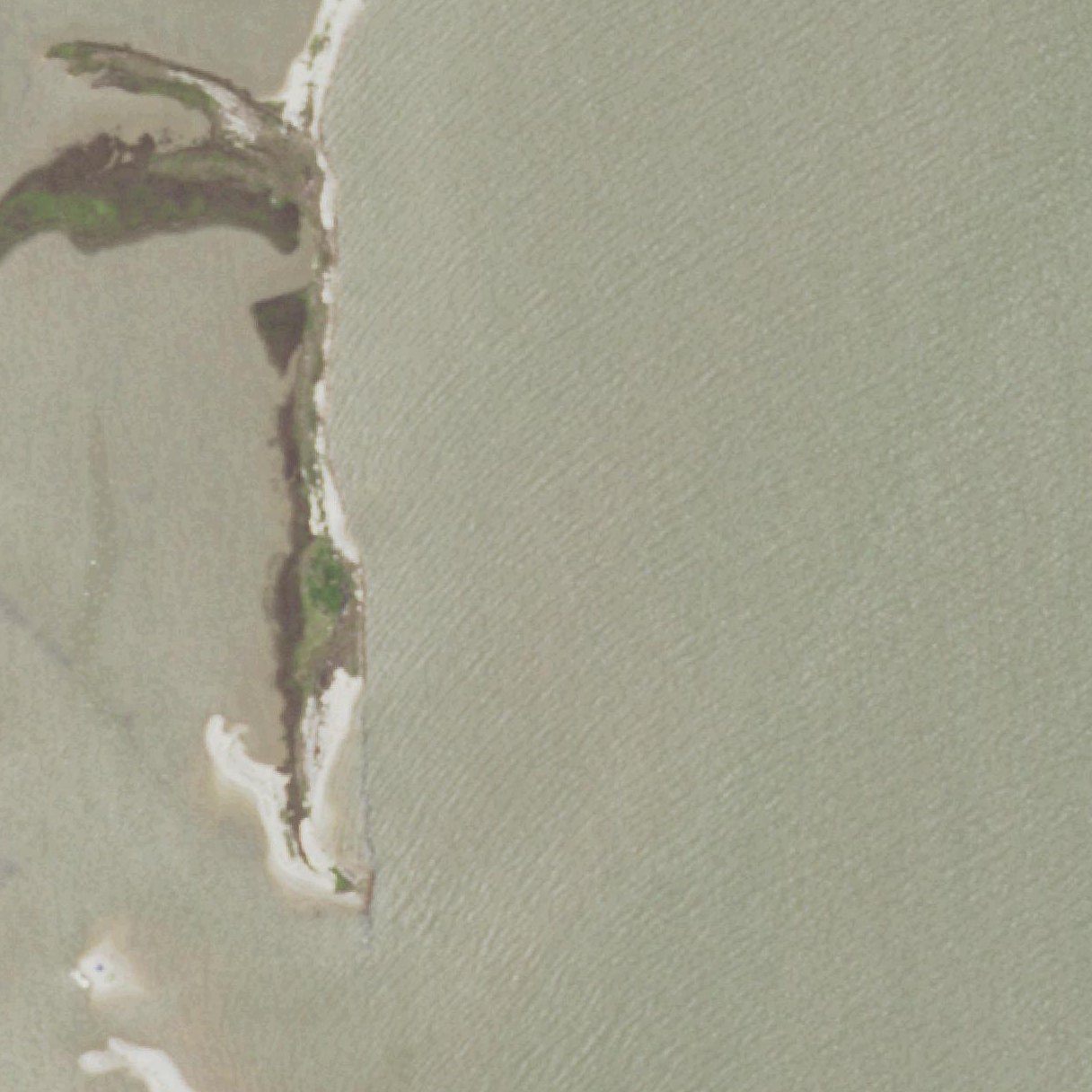 Aerial map of Shell Beach